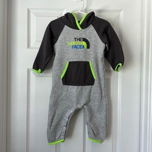 The North Face sweatshirt onesie 6-12mos.
